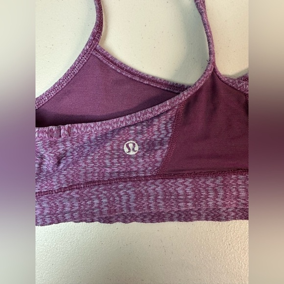Lululemon size 8 Flow Y IV Purple Bra - Picture 3 of 4